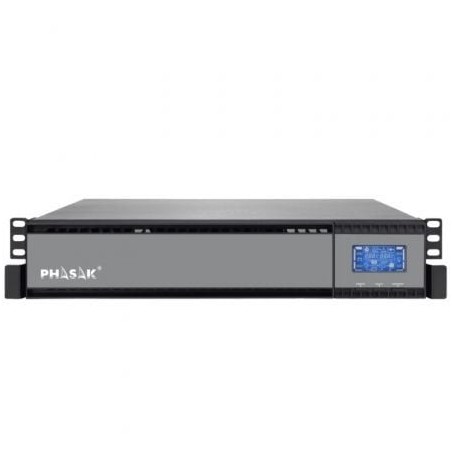 Sai online phasak rack 19' 2000 va online lcd/ 2000va-1800w/ 4 salidas/ formato rack
