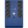 Sai línea interactiva woxter multibase ups 800 va/ 800va-480w/ 8 salidas/ formato torre