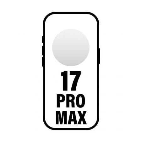 Smartphone apple iphone 17 pro max 256gb/ 6.9'/ 5g/ plata
