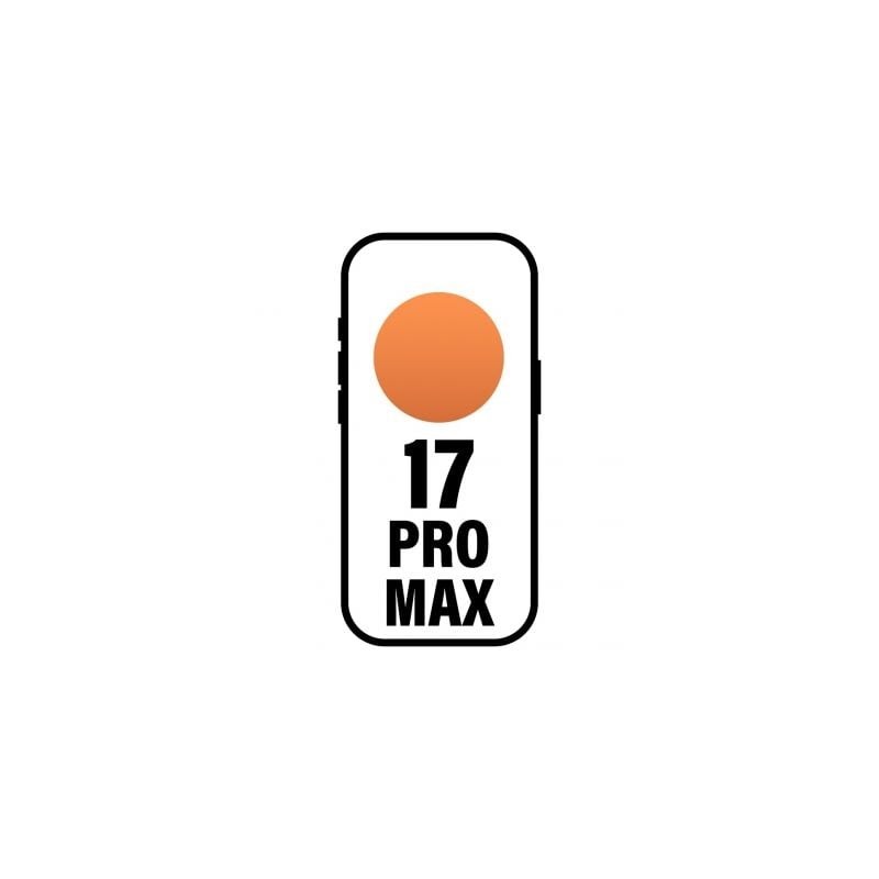 Smartphone apple iphone 17 pro max 512gb/ 6.9'/ 5g/ naranja cósmico