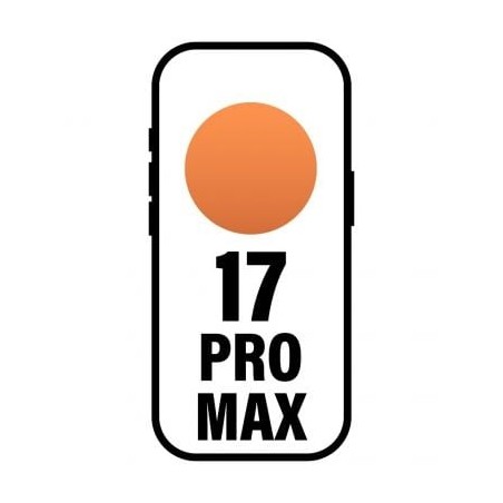 Smartphone apple iphone 17 pro max 512gb/ 6.9'/ 5g/ naranja cósmico