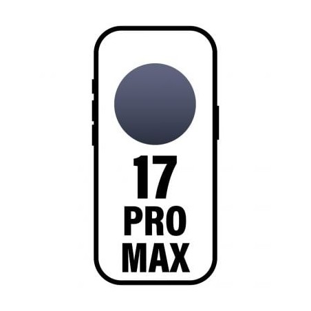 Smartphone apple iphone 17 pro max 2tb/ 6.9'/ 5g/ azul oscuro