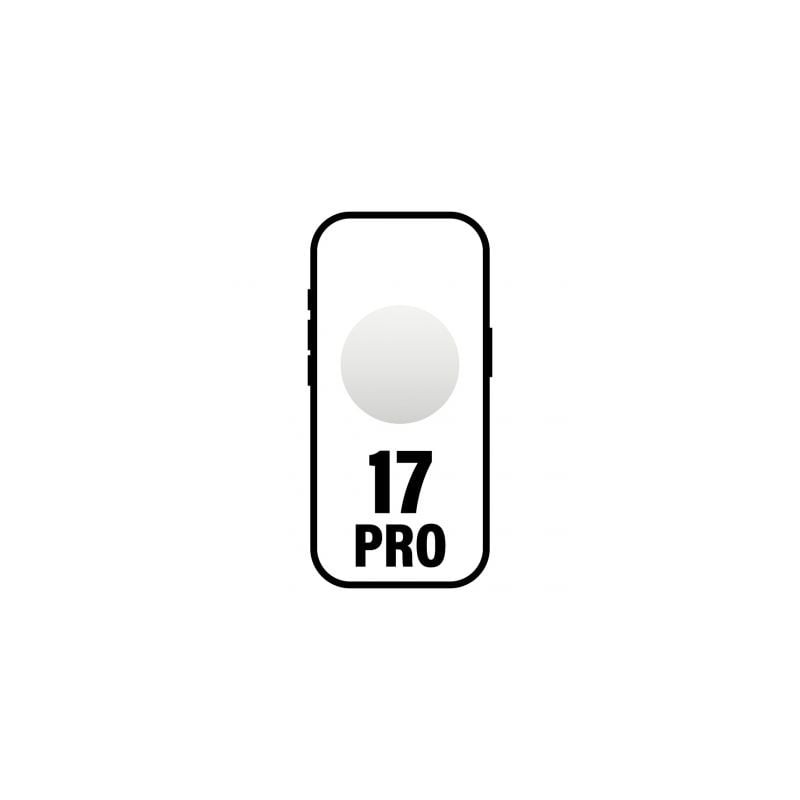 Smartphone apple iphone 17 pro 256gb/ 6.3'/ 5g/ plata