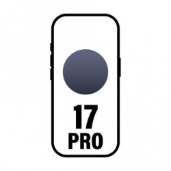 Smartphone apple iphone 17 pro 256gb/ 6.3'/ 5g/ azul oscuro