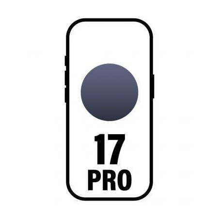 Smartphone apple iphone 17 pro 256gb/ 6.3'/ 5g/ azul oscuro