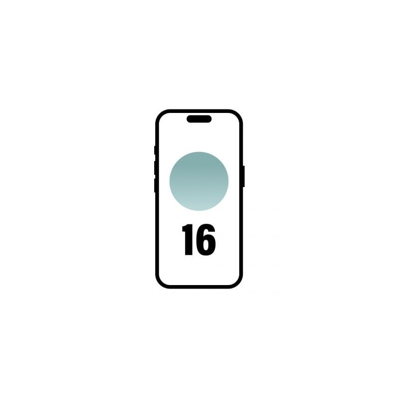 Smartphone apple iphone 16 128gb/ 6.1'/ 5g/ verde azulado