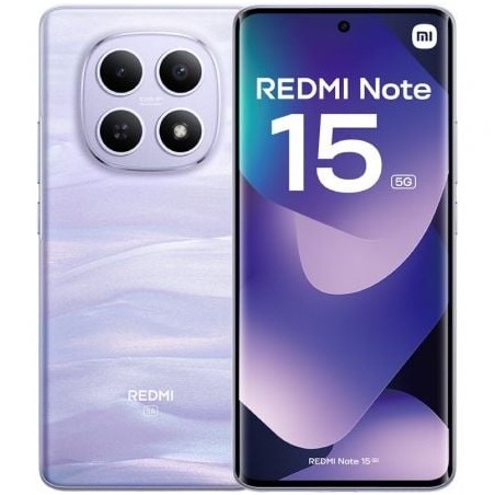 Smartphone xiaomi redmi note 15 8gb/ 256gb/ 6.77'/ 5g/ púrpura