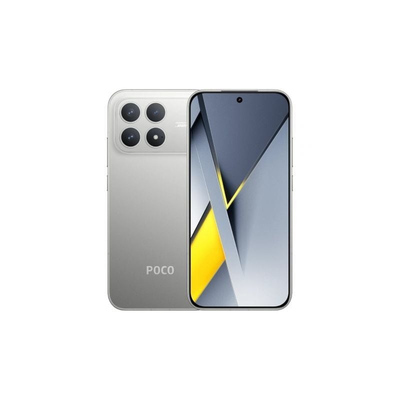 Smartphone xiaomi poco f8 pro 12gb/ 256gb/ 6.59'/ 5g/ titanio plateado