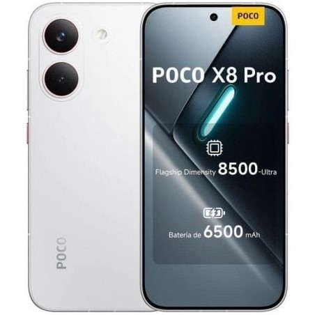 Smartphone xiaomi poco x8 pro 12gb/ 512gb/ 6.59'/ 5g/ blanco
