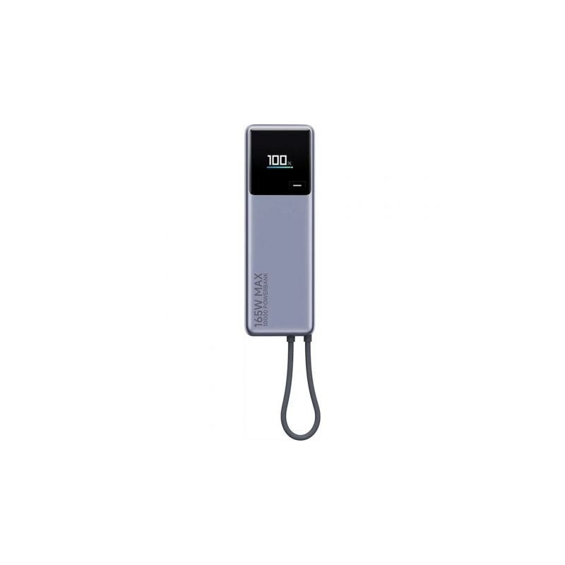 Powerbank 10000mah xiaomi power bank 10000 integrated cable/ 165w/ gris