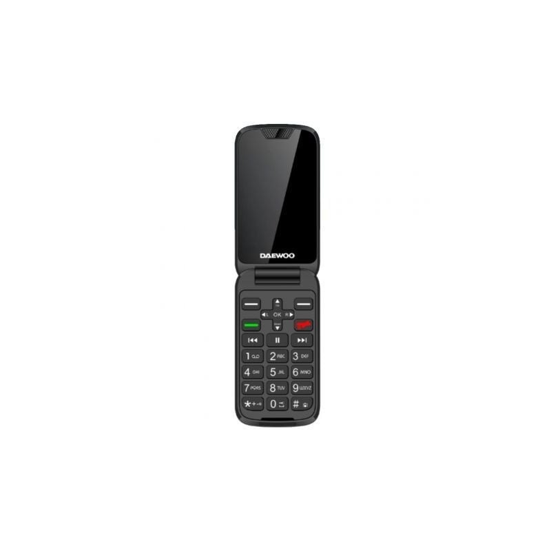 Teléfono móvil daewoo dw8005 para personas mayores/ 4g/ negro