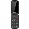 Teléfono móvil daewoo dw8005 para personas mayores/ 4g/ negro