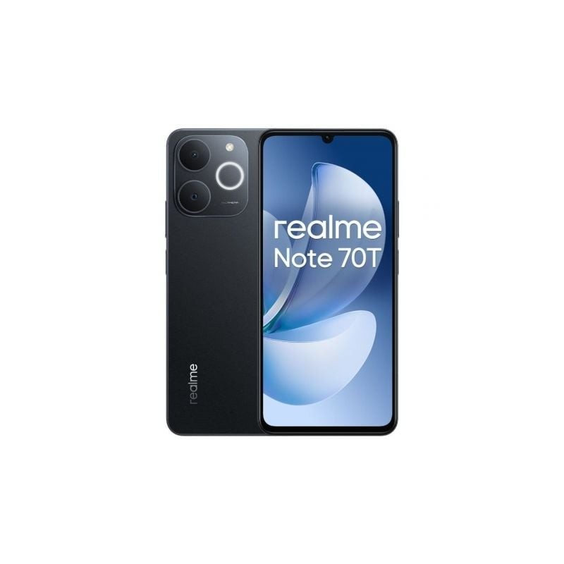 Smartphone realme note 70t 4gb/ 256gb/ 6.74'/ negro obsidiana