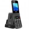 Teléfono móvil spc stella 3 para personas mayores/ 4g/ negro