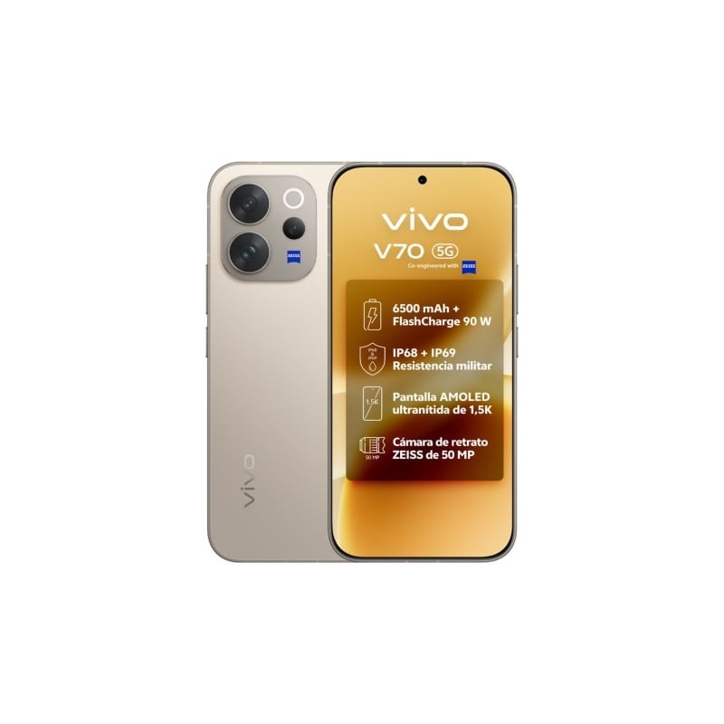 Smartphone vivo v70 8gb/ 512gb/ 6.59'/ 5g/ gris
