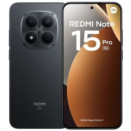 Smartphone xiaomi redmi note 15 pro 8gb/ 256gb/ 6.83'/ 5g/ negro