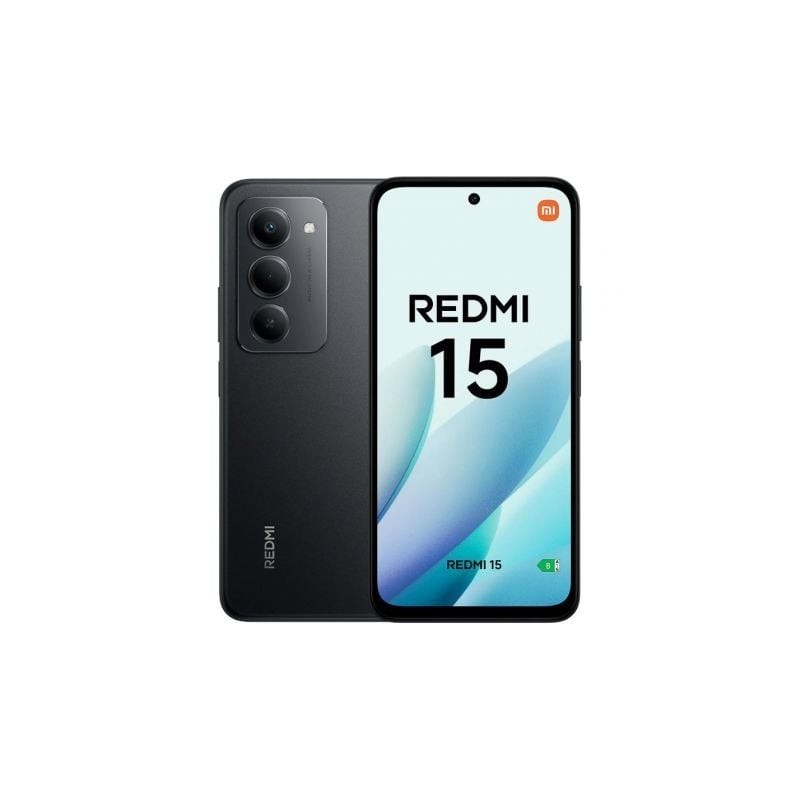 Smartphone xiaomi redmi 15 6gb/ 128gb/ 6.9'/ negro