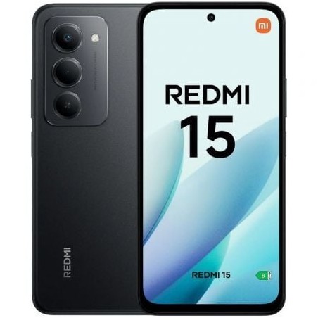 Smartphone xiaomi redmi 15 6gb/ 128gb/ 6.9'/ negro