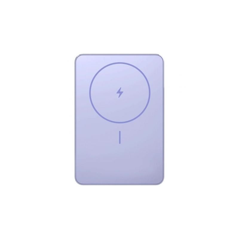 Powerbank 5000mah xiaomi super slim magnetic power bank 5000/ wireless/ púrpura/ incluye cable usb tipo-c