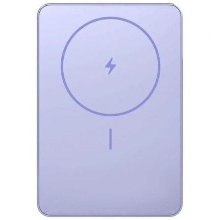 Powerbank 5000mah xiaomi super slim magnetic power bank 5000/ wireless/ púrpura/ incluye cable usb tipo-c