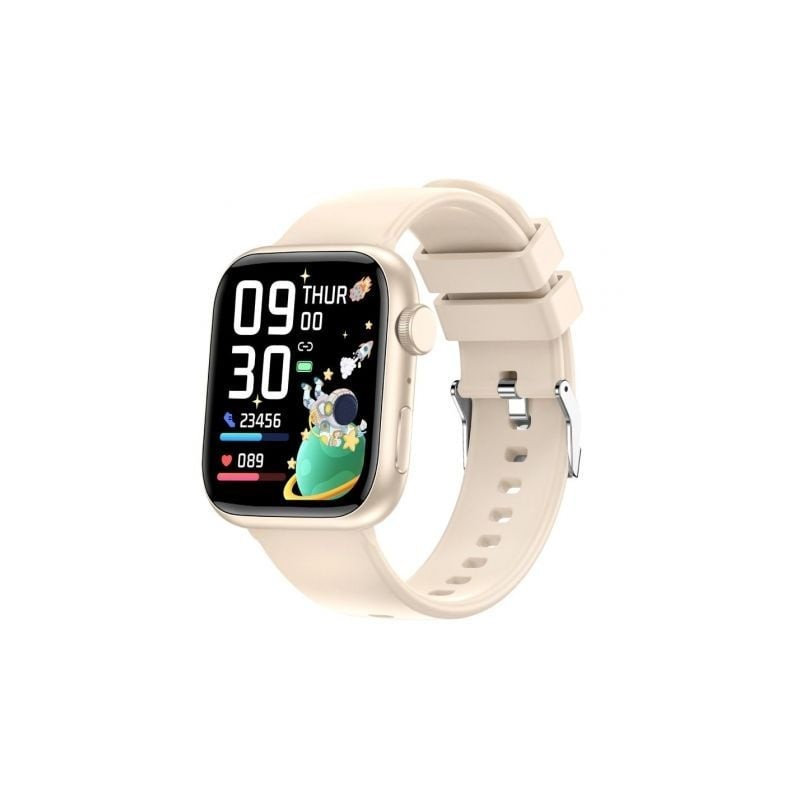 Smartwatch forever igo watch 3 jw-500/ notificaciones/ frecuencia cardíaca/ marfil