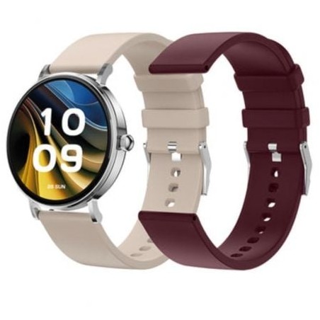 Smartwatch spc smartee duo velvet 9656b/ notificaciones/ frecuencia cardíaca/ blanco