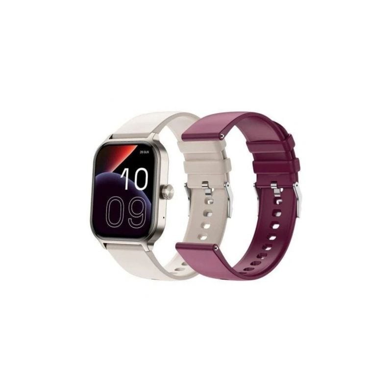 Smartwatch spc smartee duo 3/ notificaciones/ frecuencia cardíaca/ blanco