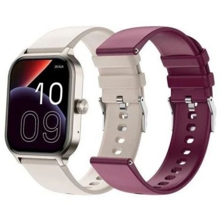 Smartwatch spc smartee duo 3/ notificaciones/ frecuencia cardíaca/ blanco