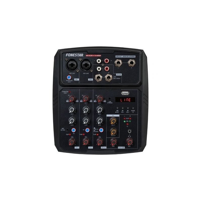 Mesa de mezclas fonestar mix-4live