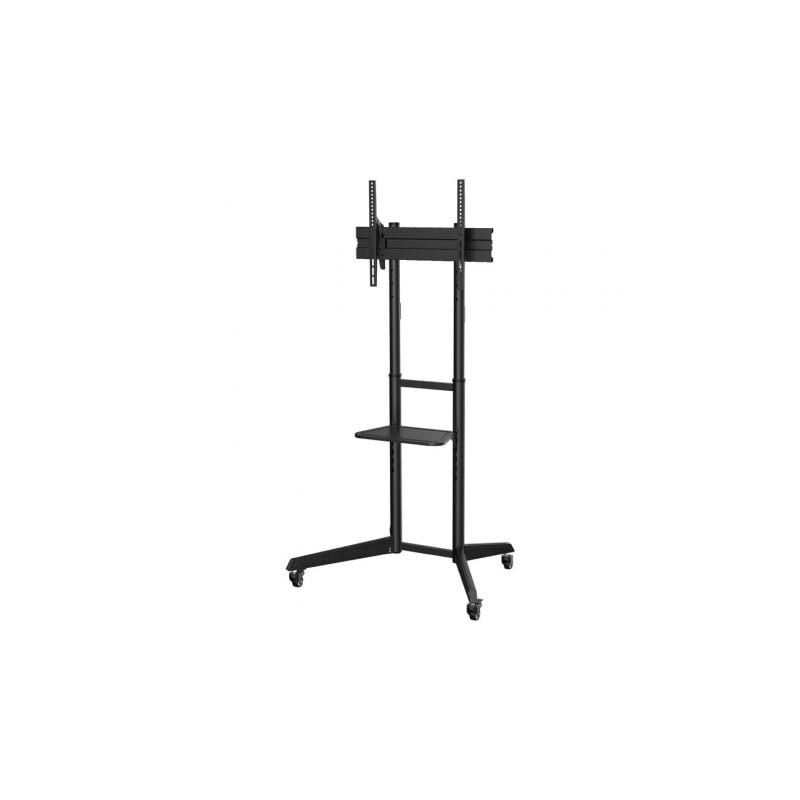Soporte de suelo inclinable con ruedas aisens ft70te-211 para tv de 37-70'/ hasta 50kg