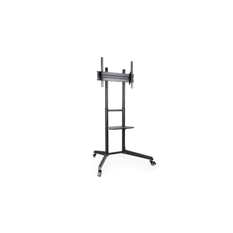 Soporte de suelo inclinable con ruedas tooq fs1170m-b para tv de 37-70'/ hasta 50kg