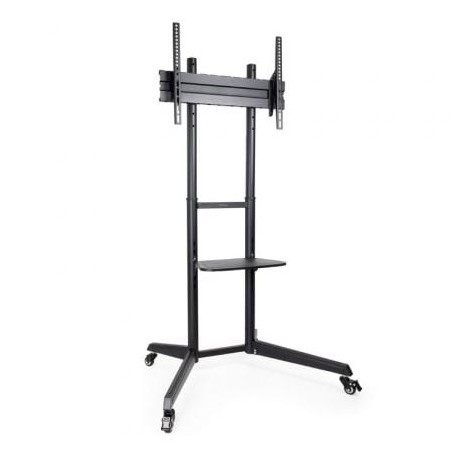 Soporte de suelo inclinable con ruedas tooq fs1170m-b para tv de 37-70'/ hasta 50kg