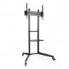 Soporte de suelo inclinable con ruedas tooq fs1170m-b para tv de 37-70'/ hasta 50kg