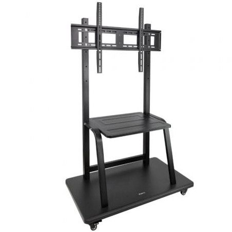 Soporte de suelo ajustable con ruedas tooq fs20101m-b para tv de 37-100'/ hasta 150kg