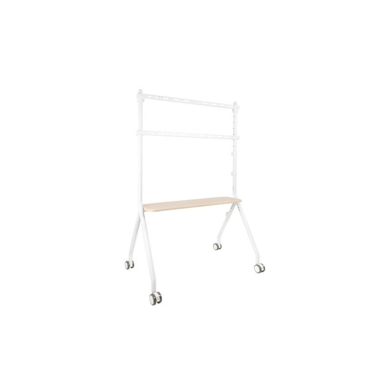 Soporte de suelo con ruedas tooq ilove fs20207m-w para tv de 49-80'/ hasta 50kg