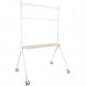 Soporte de suelo con ruedas tooq ilove fs20207m-w para tv de 49-80'/ hasta 50kg