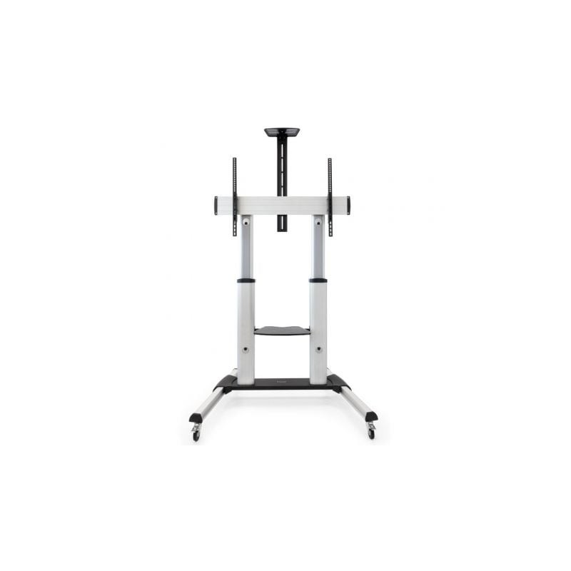 Soporte de suelo inclinable/ ajustable con ruedas tooq fs20300m-b para tv de 60-100'/ hasta 100kg
