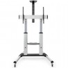 Soporte de suelo inclinable/ ajustable con ruedas tooq fs20300m-b para tv de 60-100'/ hasta 100kg