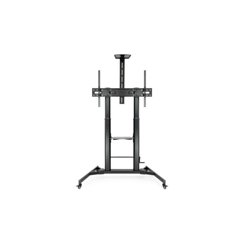 Soporte de suelo inclinable/ ajustable con ruedas tooq fs20400hm-b para tv de 60-100'/ hasta 100kg