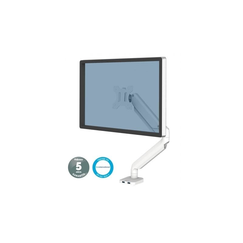 Soporte de mesa para monitor fellowes 8056201/ giratorio/ inclinable/ hasta 8kg