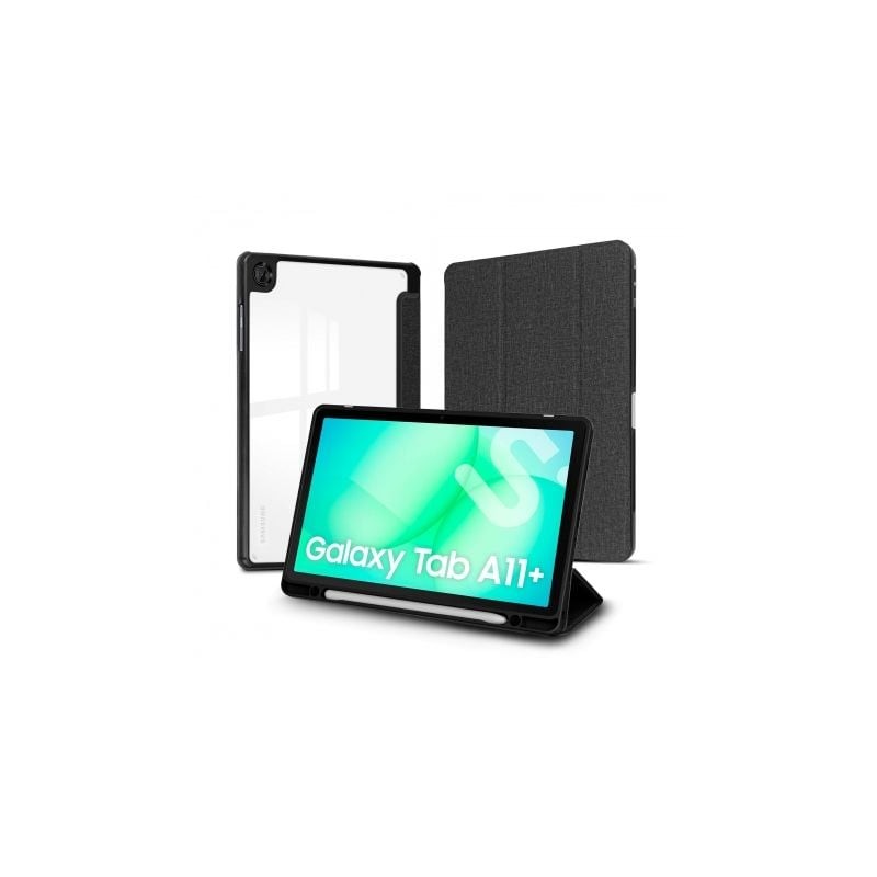 Funda subblim clear shock case para samsung a11+/ negra