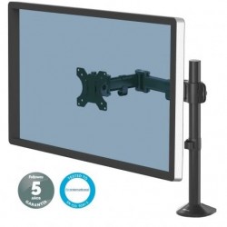 Soporte de mesa para monitor fellowes 8502501/ giratorio/ inclinable/ hasta 8kg