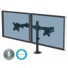 Soporte de mesa para 2 monitores fellowes 8502601/ hasta 8kg
