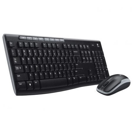 Teclado y ratón inalámbricos logitech wireless combo mk270