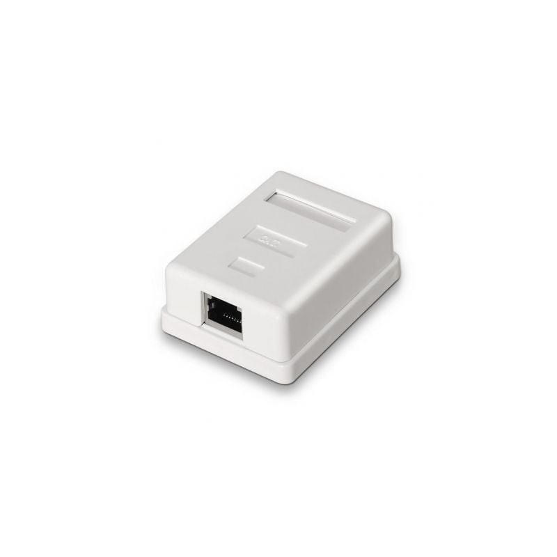 Roseta de superficie aisens a139-0303/ cat.6/ 1 toma