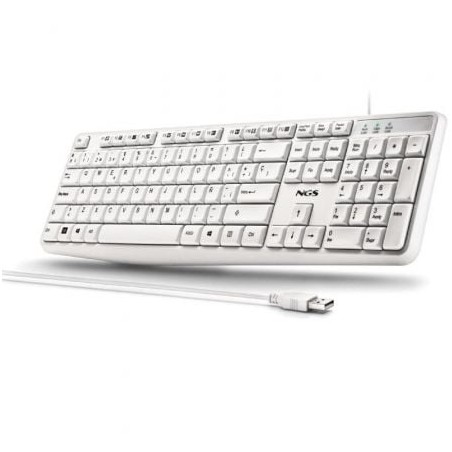 Teclado ngs heritage heritagespanish/ blanco