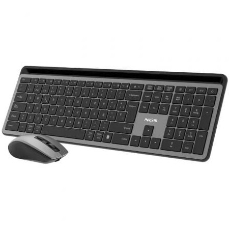 Teclado y ratón inalámbricos ngs eclipse kit