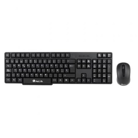 Teclado y ratón inalámbricos ngs euphoria kit