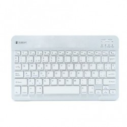 Teclado compacto inalámbrico subblim smart/ plata