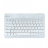 Teclado compacto inalámbrico subblim smart/ plata